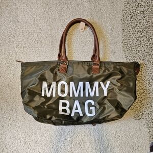 Mommy Bag - Green and Brown Kids Accessory Bag